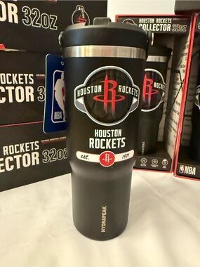 NEW!!! Houston Rockets Black & Red NBA Travel Tumbler 32oz, Quantity of 15